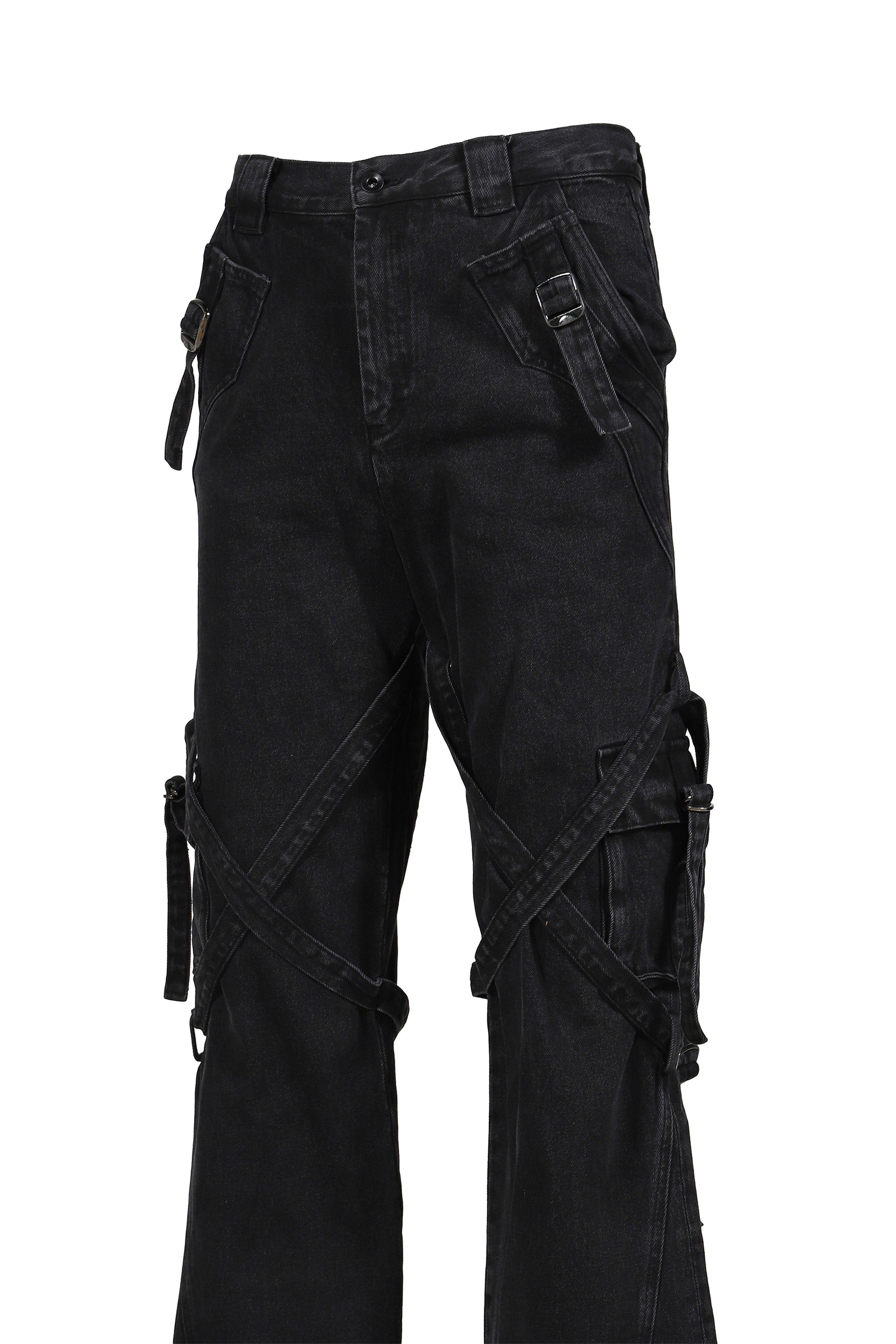 BONDAGE CARGO PANTS 2.0 / BLACK