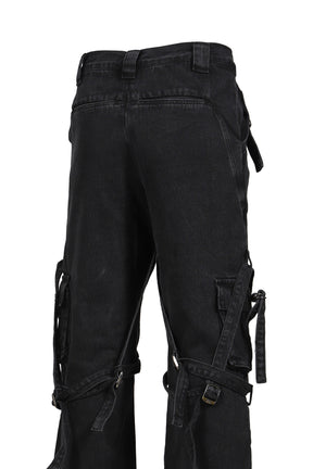 BONDAGE CARGO PANTS 2.0 / BLACK