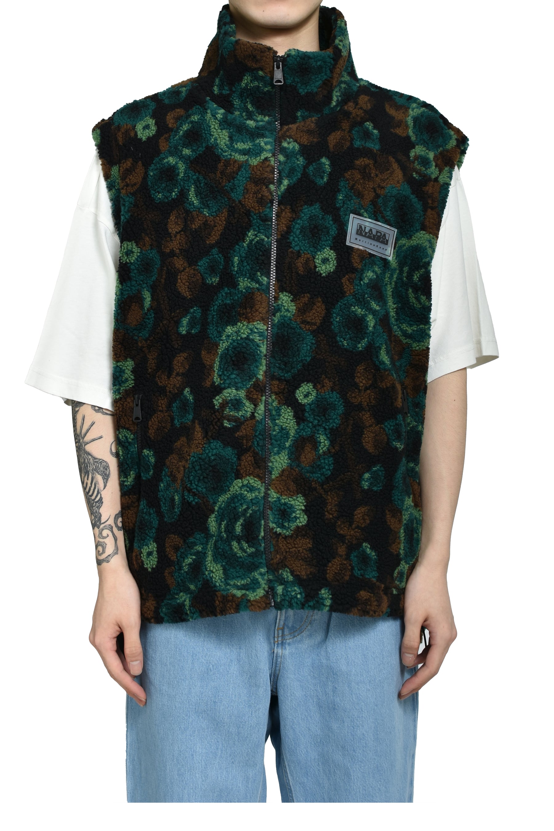 T-EMIN JACQUARD VEST / GRN 