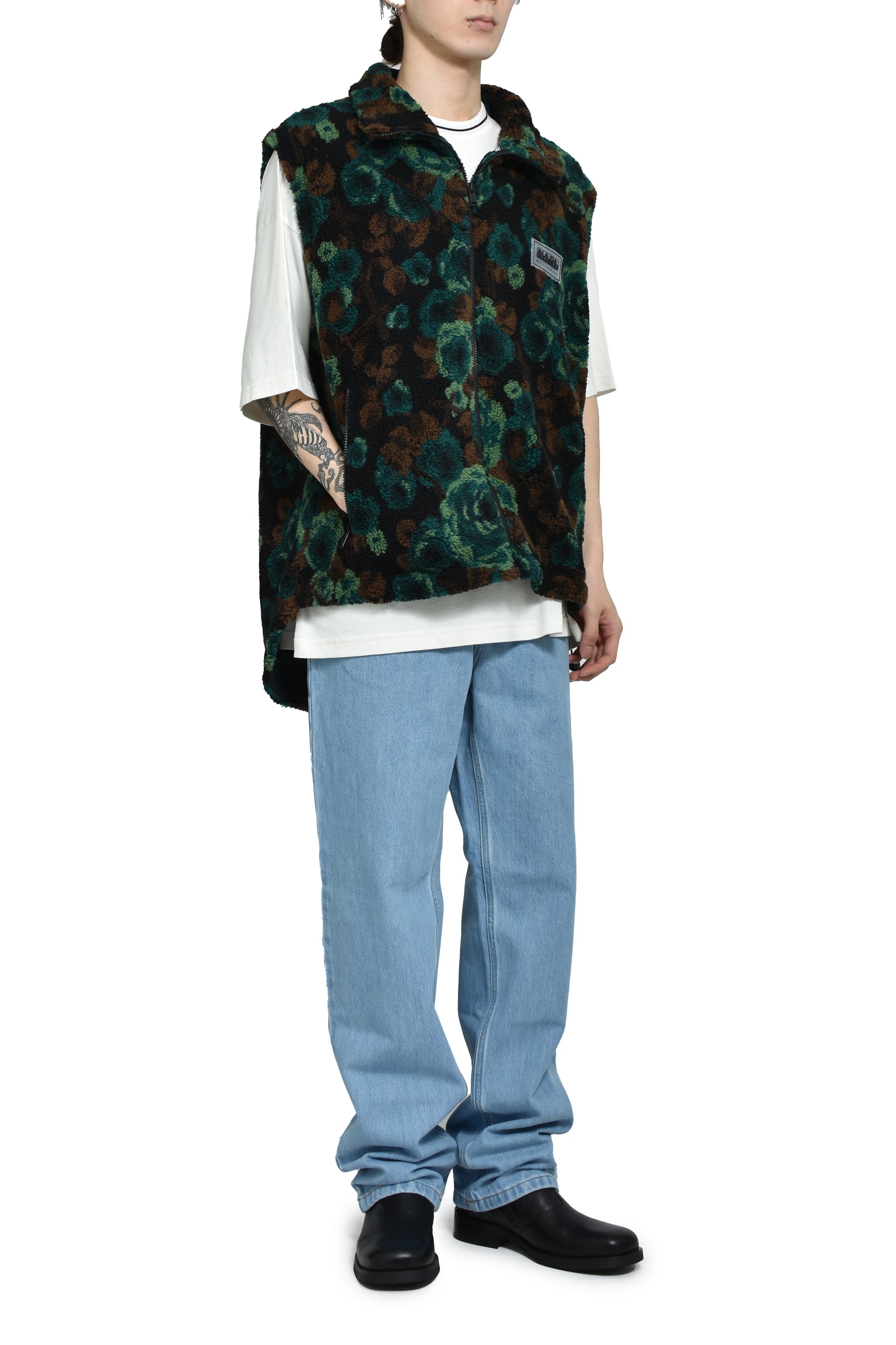 T-EMIN JACQUARD VEST / GRN 