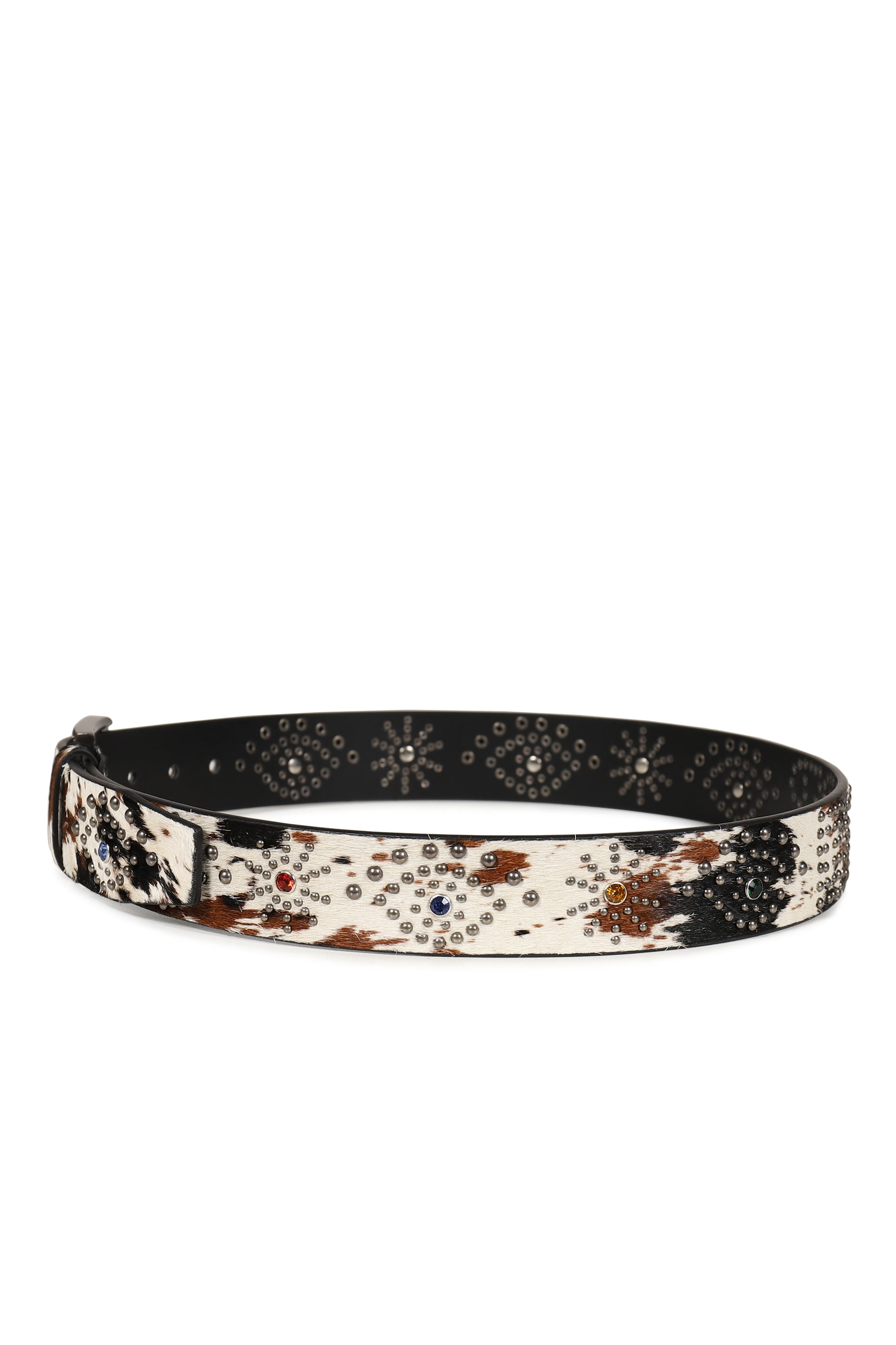 KIDSUPER STUDDED BELT / HORSE HAIR