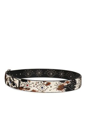 KIDSUPER STUDDED BELT / HORSE HAIR