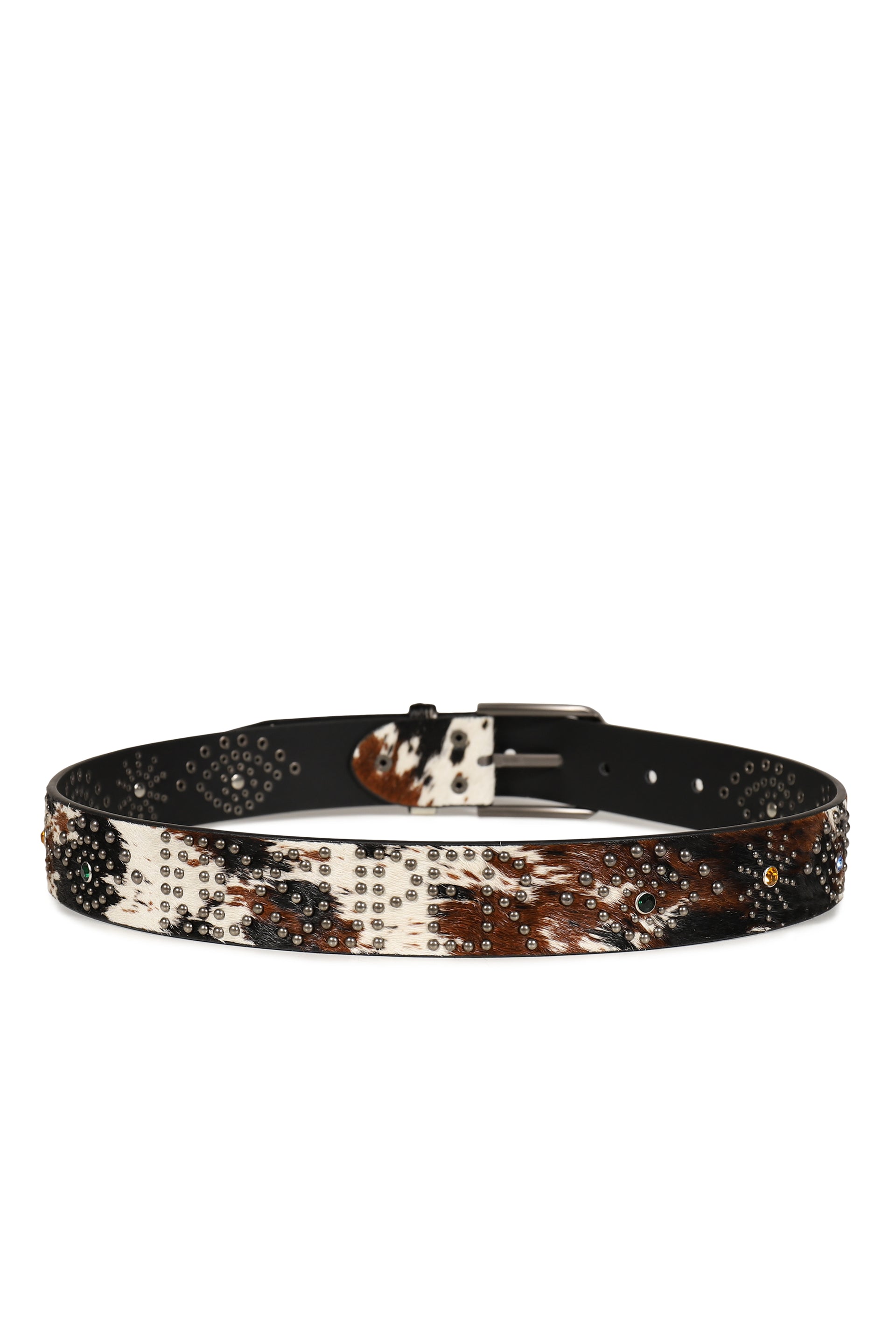 KIDSUPER STUDDED BELT / HORSE HAIR