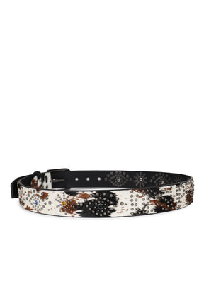 KIDSUPER STUDDED BELT / HORSE HAIR