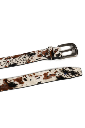 KIDSUPER STUDDED BELT / HORSE HAIR