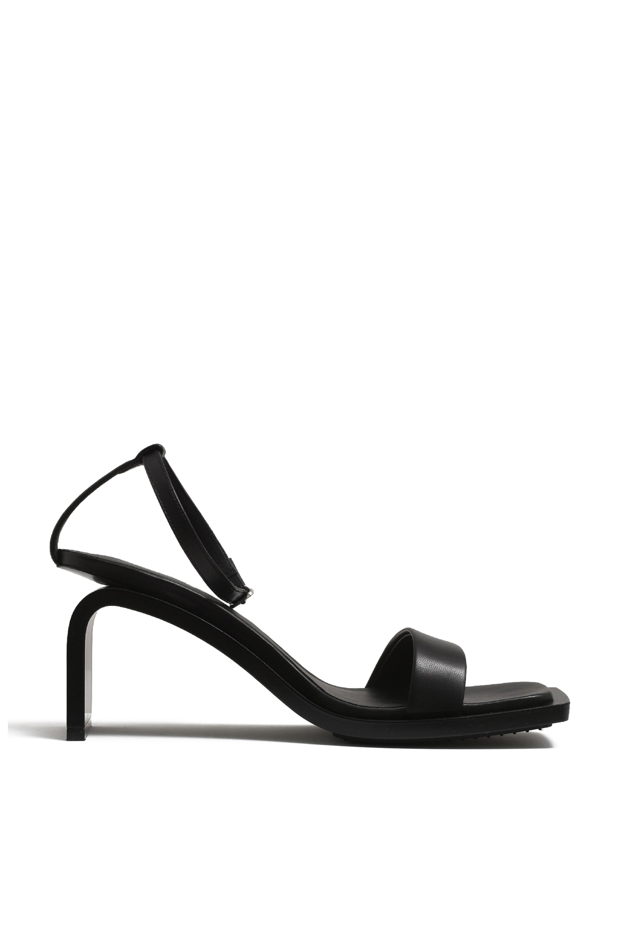 STREAM LEATHER SANDALS / BLK