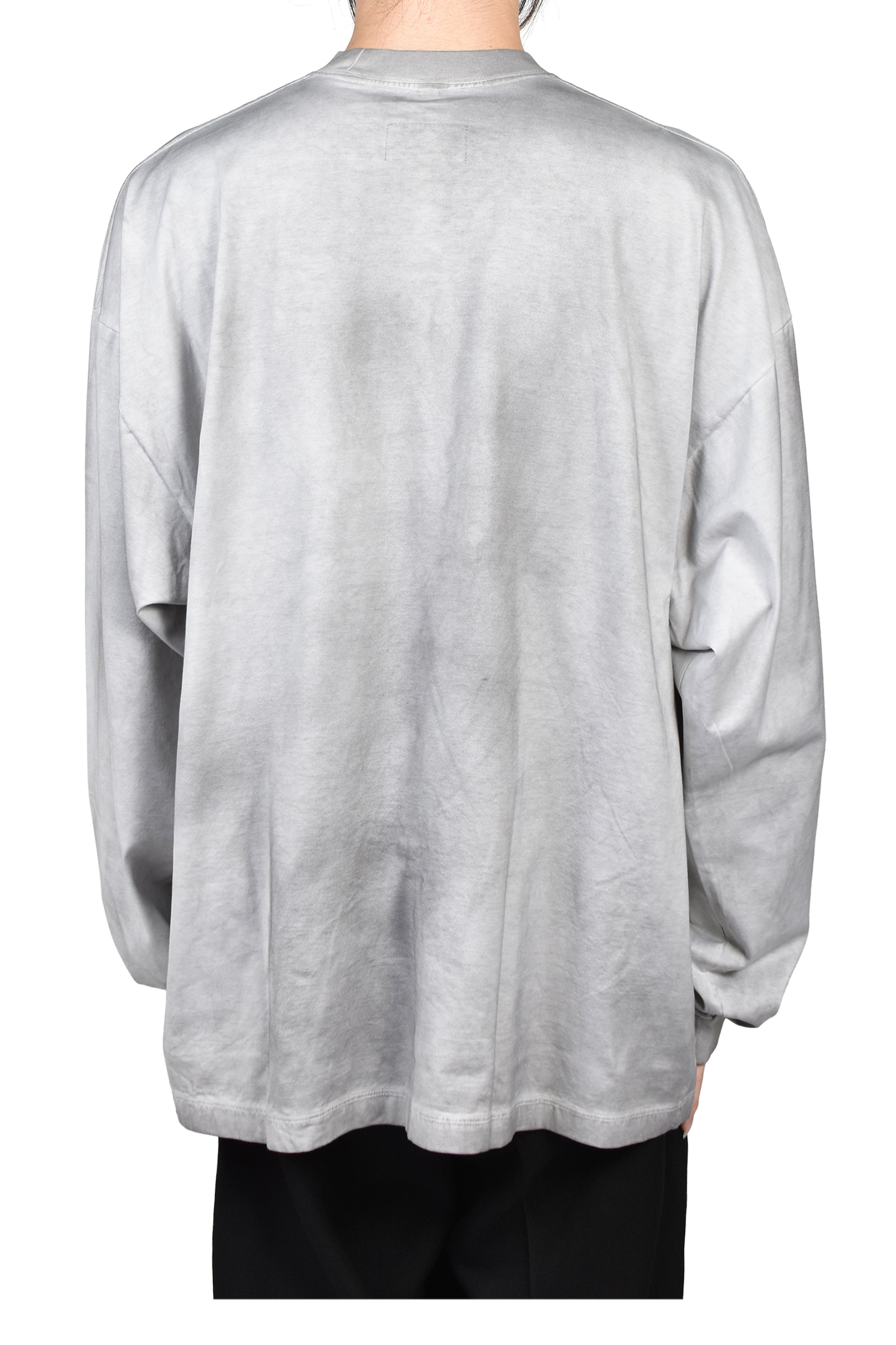 GAS MASK BEAR LONG SLEEVE T-SHIRT / L.GRY