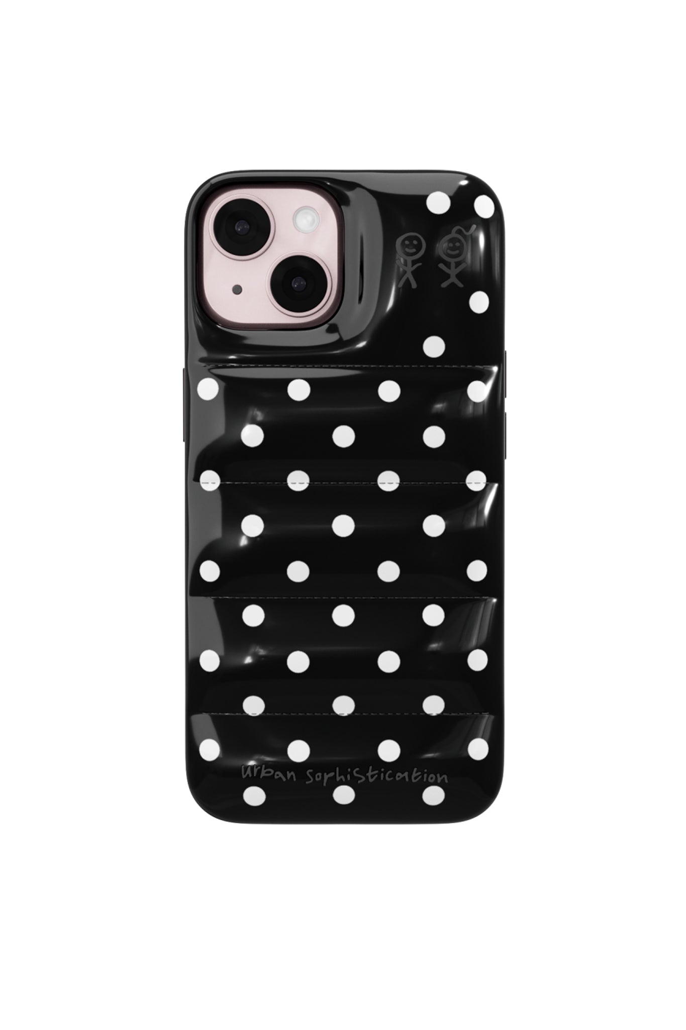 Urban Sophistication iPhone Case THE PUFFER CASE / POLKA DOTS - NUBIAN