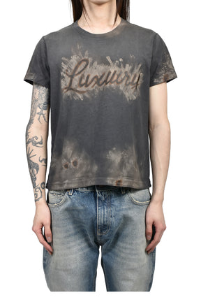 doublet LUXUARY MUD PAINT T-SHIRT / BLK