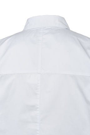 WHITE CROSS BUTTON L/S SHIRT / WHT