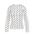 MOON PRINTED JERSEY LS CREWNECK TOP / OPTICAL WHT