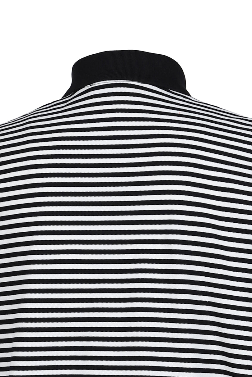 STRIPED POLO SHIRT / WHT