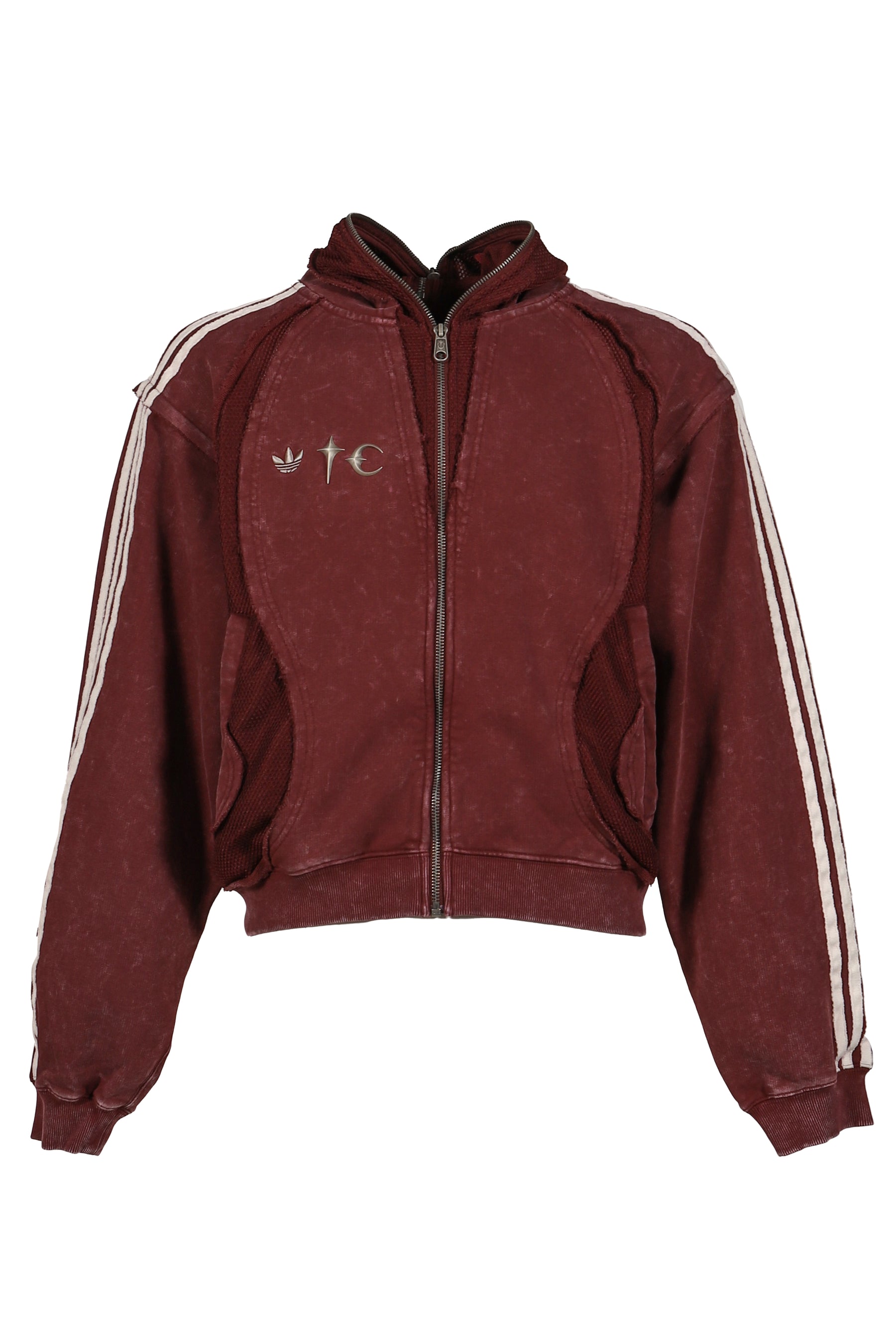 adidas x Thug Club Collaboration FW25 TC TG Sweat HD / Maroon - Nubian