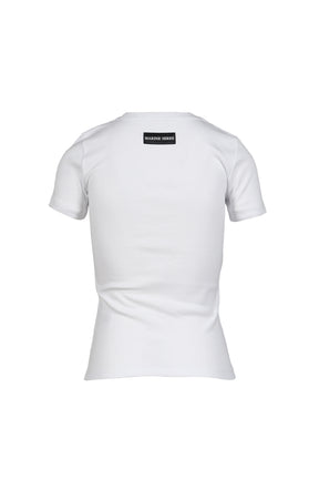 MOON LOGO JERSEY SS BABY FIT T-SHIRT / WHT
