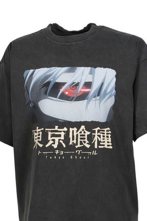 S/S T-SHIRT (KANEKI BACK BORN) / BLK 