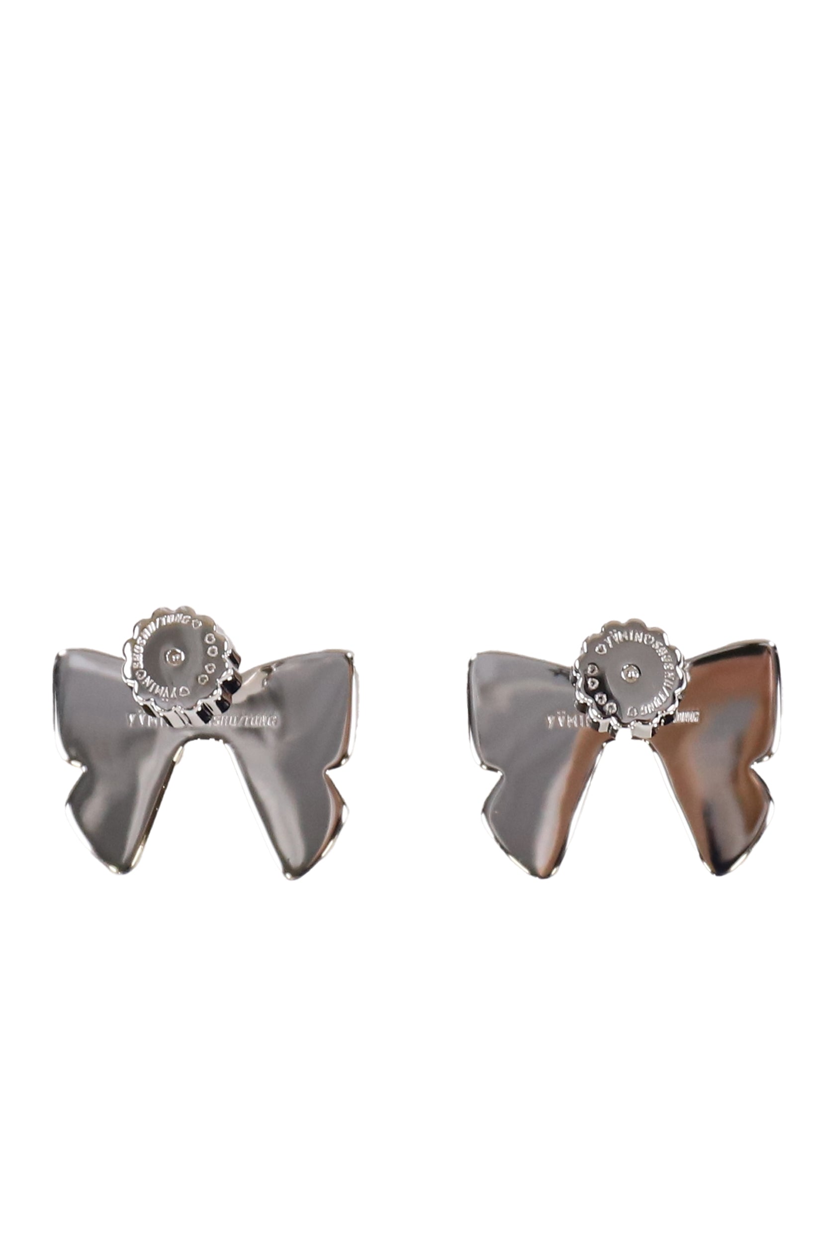 CERAMICS BOWKNOT EARRING / PNK GRN
