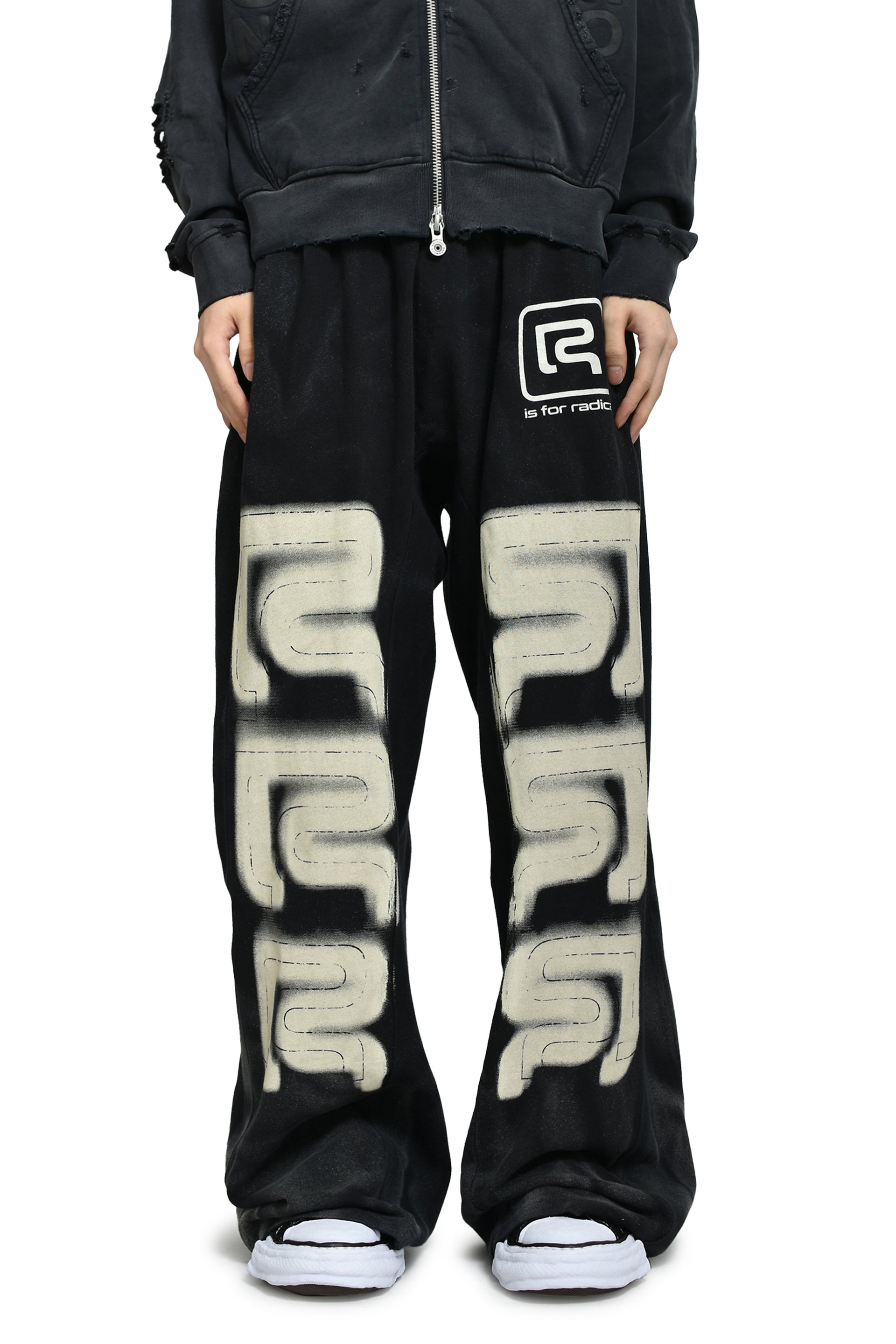 R LOGO FASTER FLIGHT / MECHANIC BLK