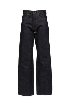 "STRAIGHT" RIGID DENIM PANTS / IND