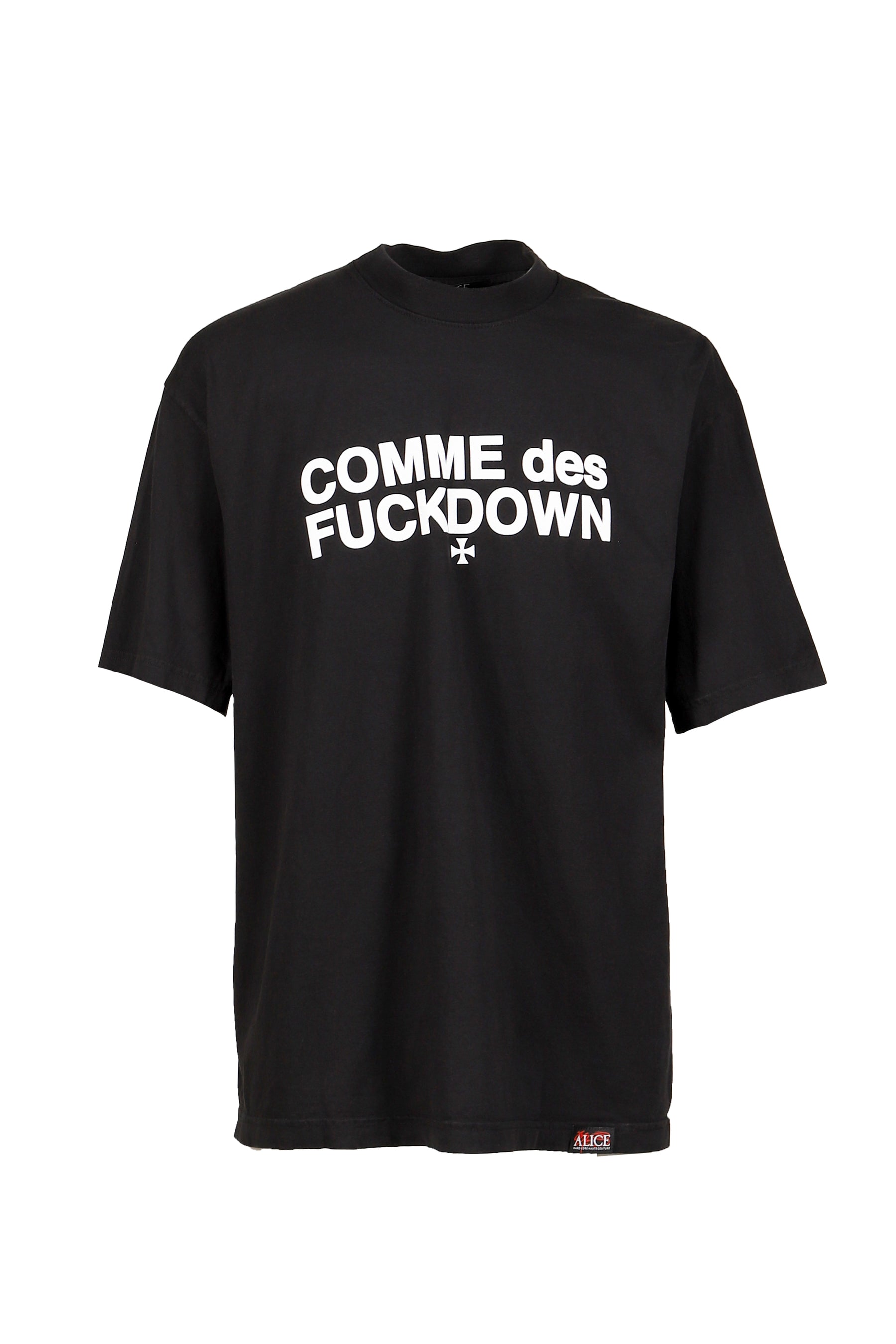 ALICE X SSUR COMME TEE / BLACK 