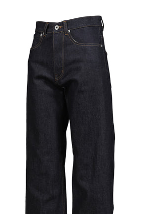 "STRAIGHT" RIGID DENIM PANTS / IND