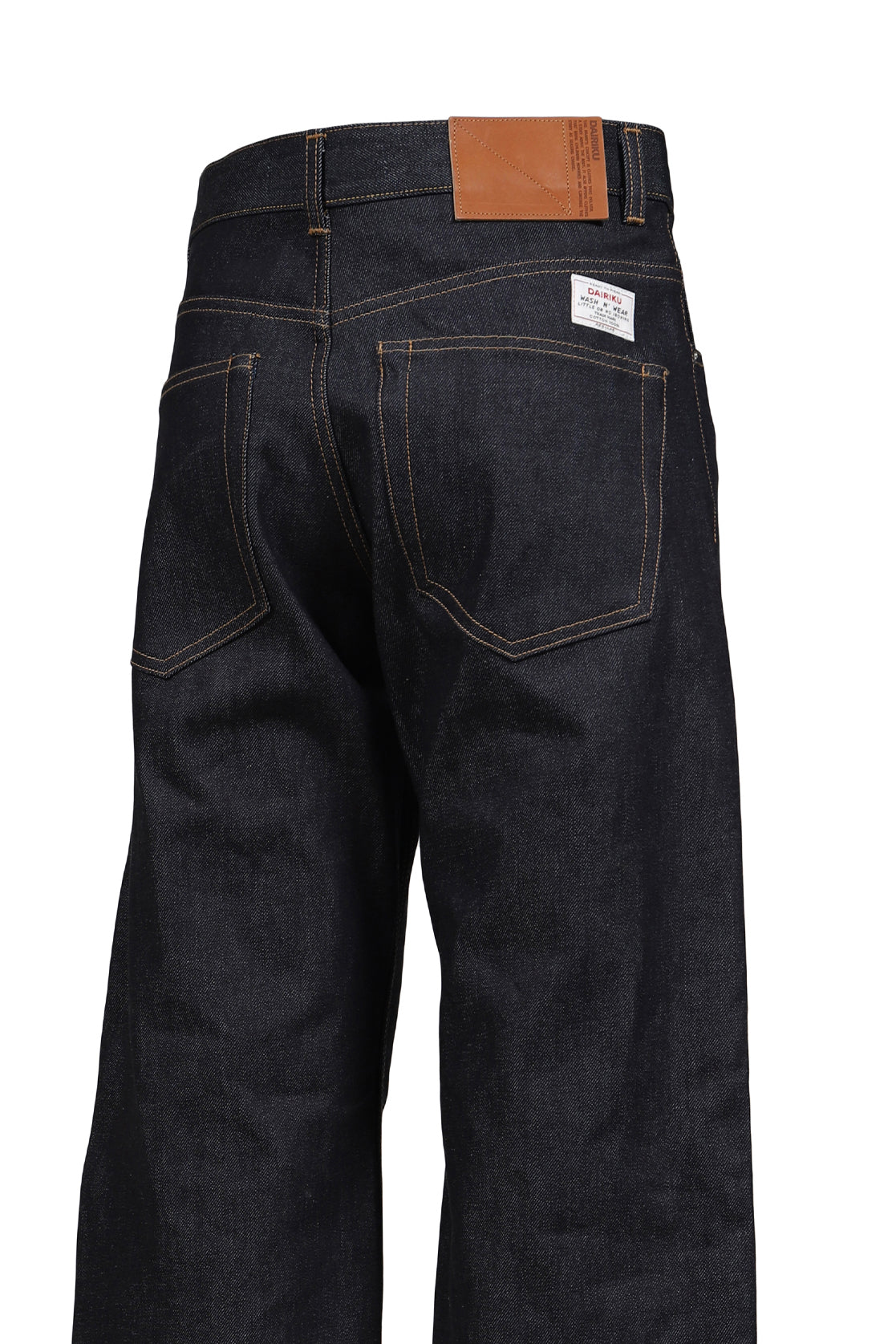 "STRAIGHT" RIGID DENIM PANTS / IND