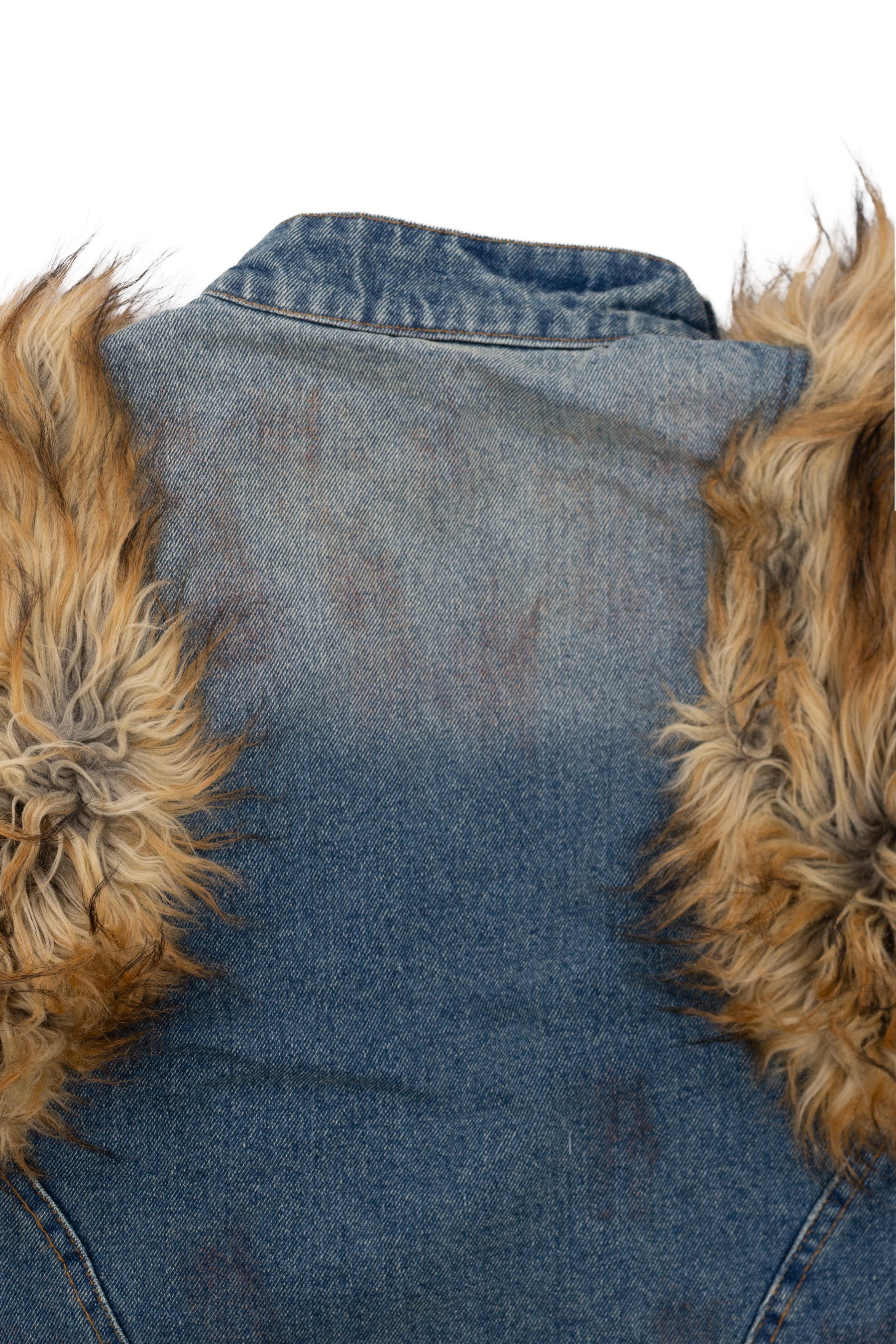 LAST NEST fur denim jacket ファーデニムジャケット saaslandingpages.com