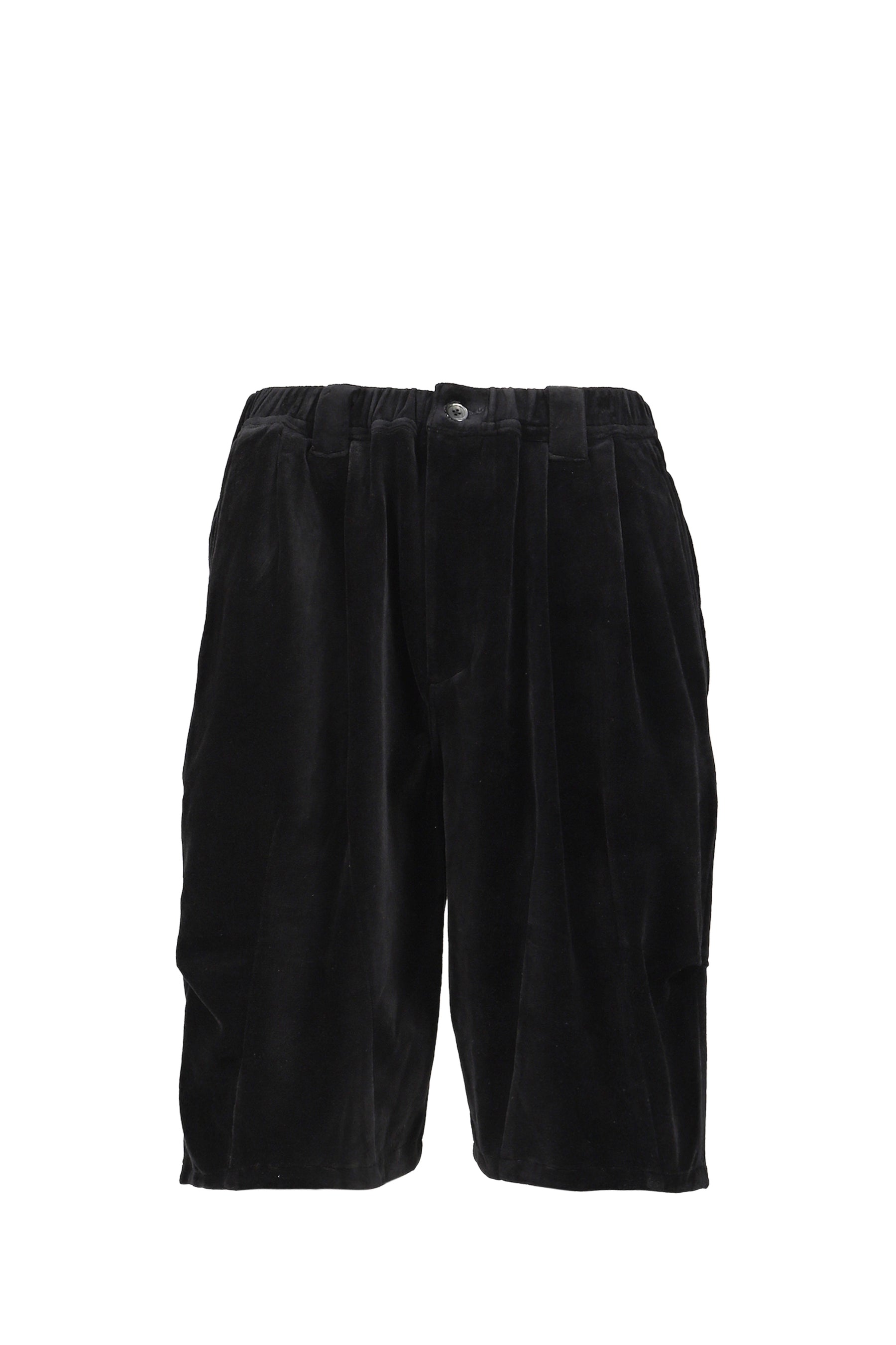 TBPR / VELOUR BIG SHORTS / BLK