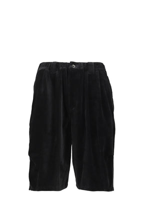 TBPR / VELOUR BIG SHORTS / BLK