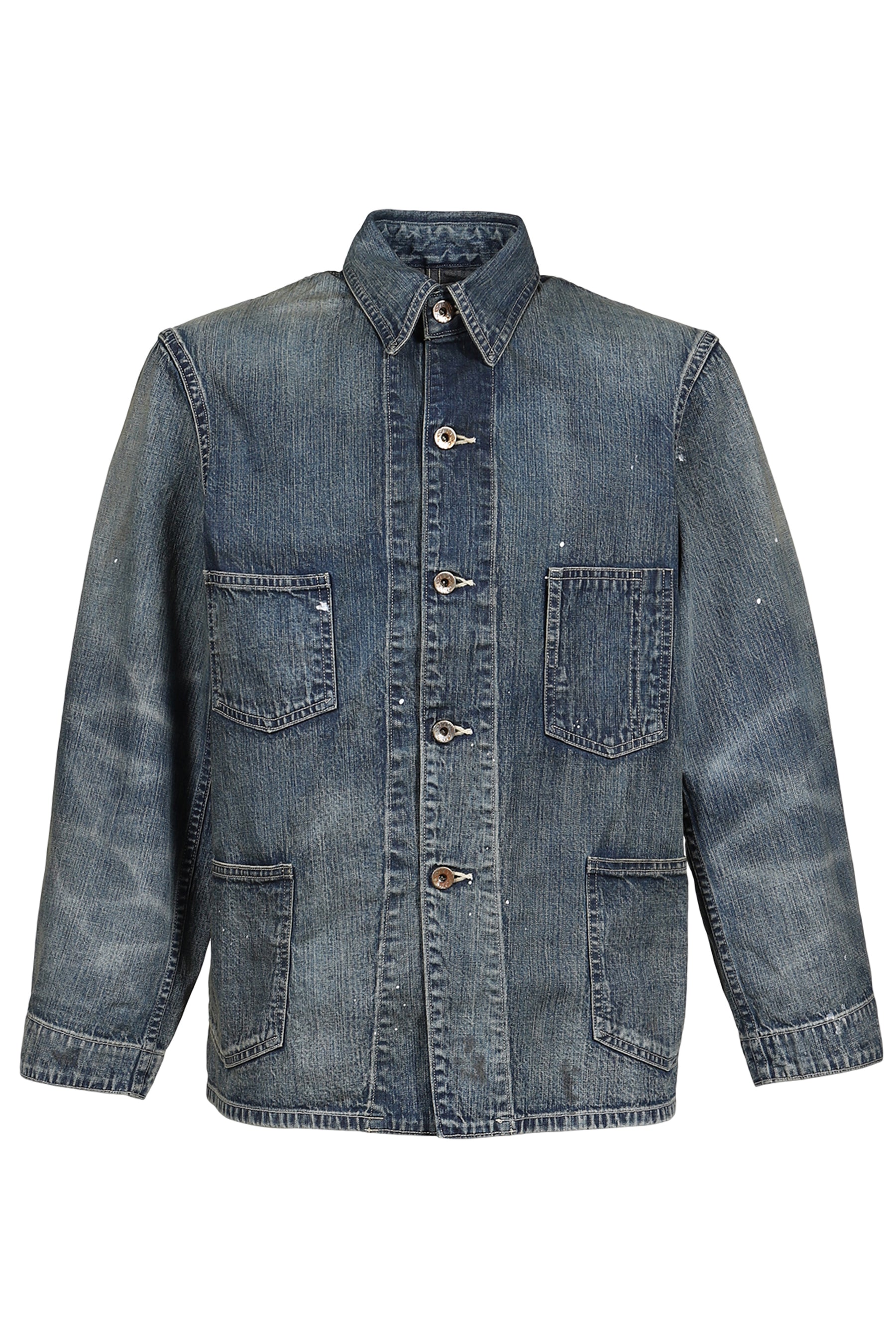 HERITAGE DENIM CHORE COAT AGED / IND