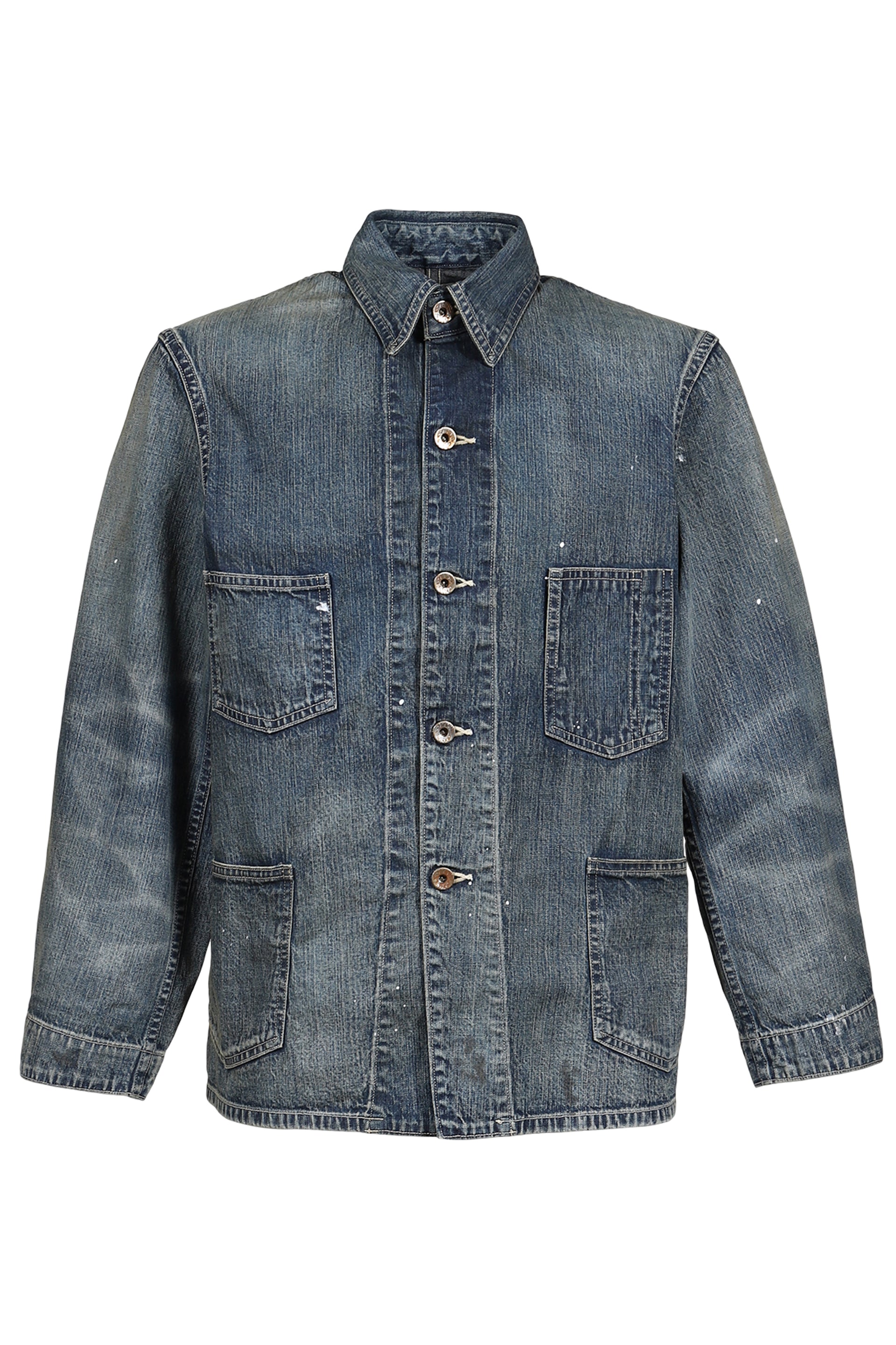 HERITAGE DENIM CHORE COAT AGED / IND