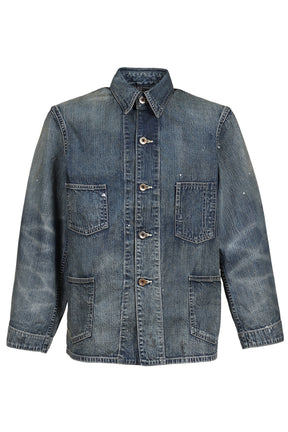 HERITAGE DENIM CHORE COAT AGED / IND