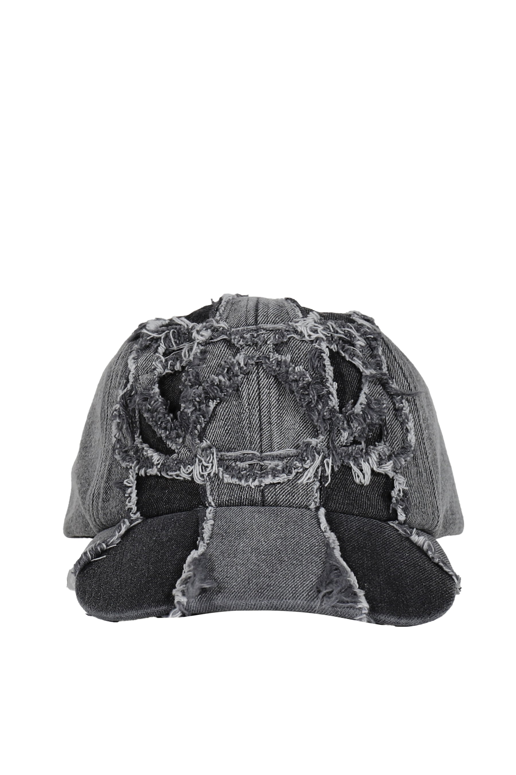 DISTRESSED CAP / BLK