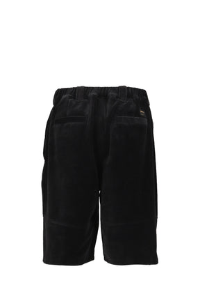 TBPR / VELOUR BIG SHORTS / BLK
