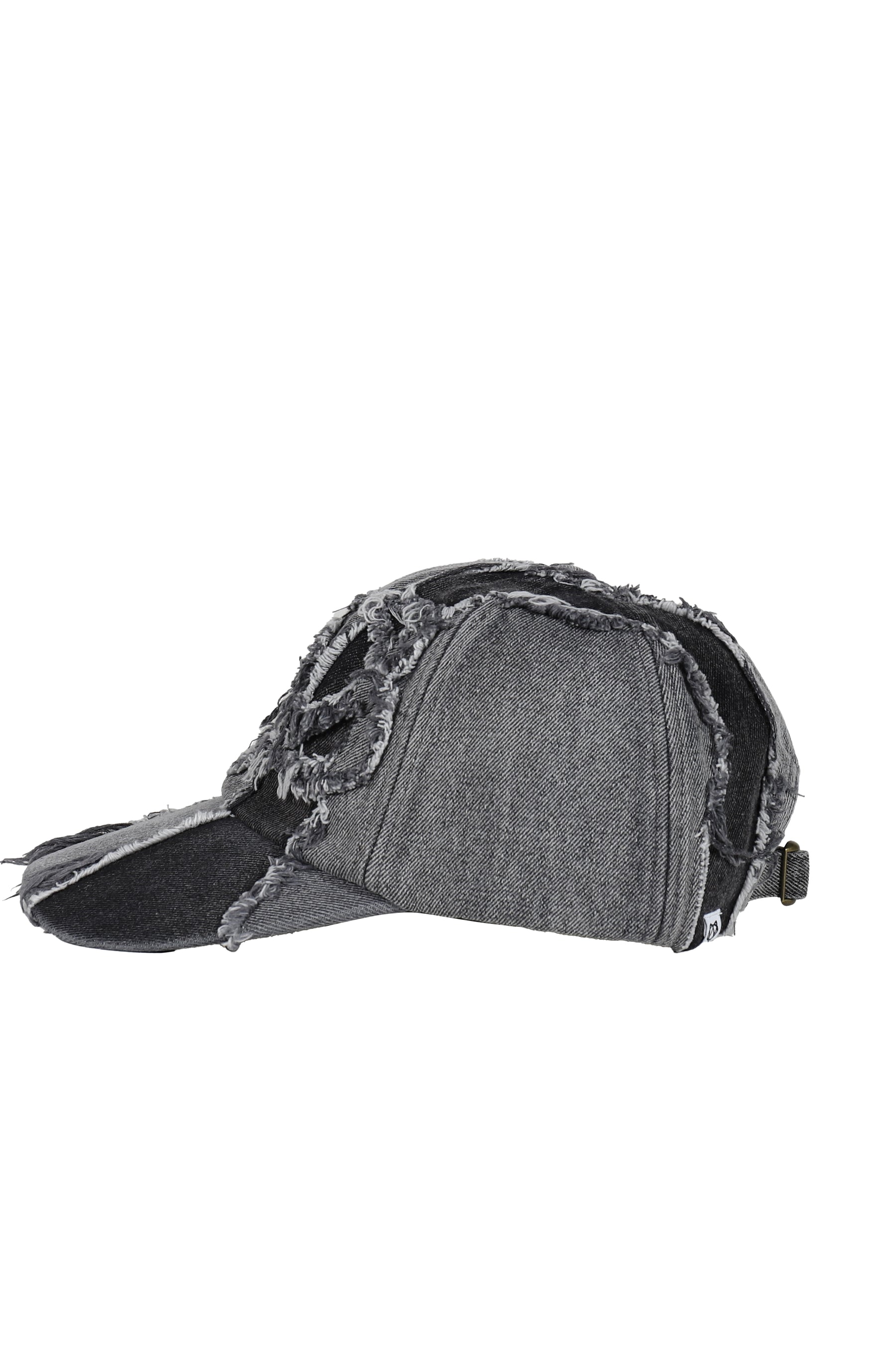 DISTRESSED CAP / BLK