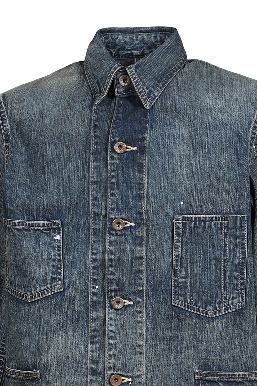 HERITAGE DENIM CHORE COAT AGED / IND