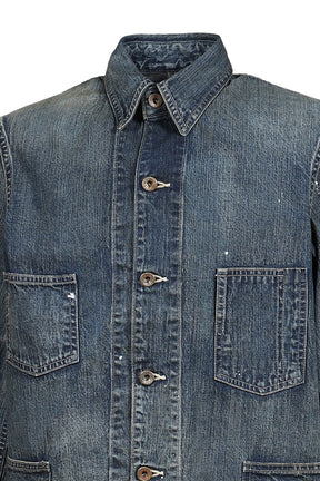 HERITAGE DENIM CHORE COAT AGED / IND