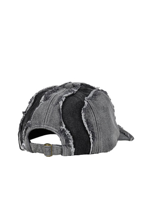 DISTRESSED CAP / BLK