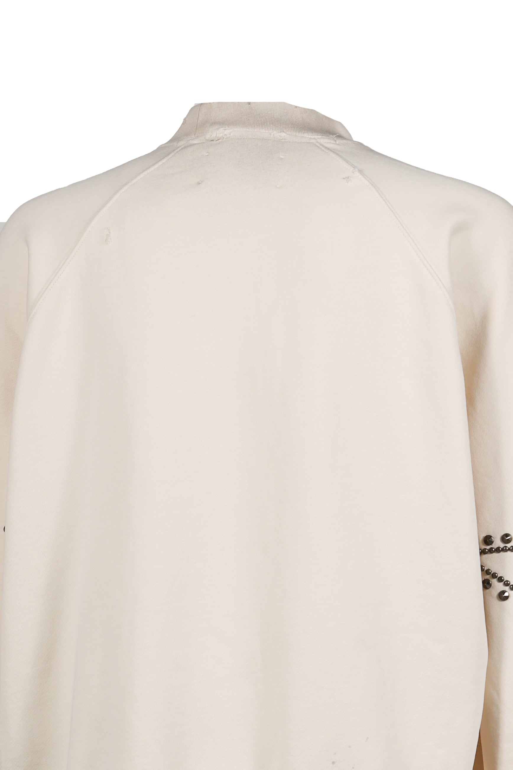 STAR STUDDED CREWNECK / VTG WHT