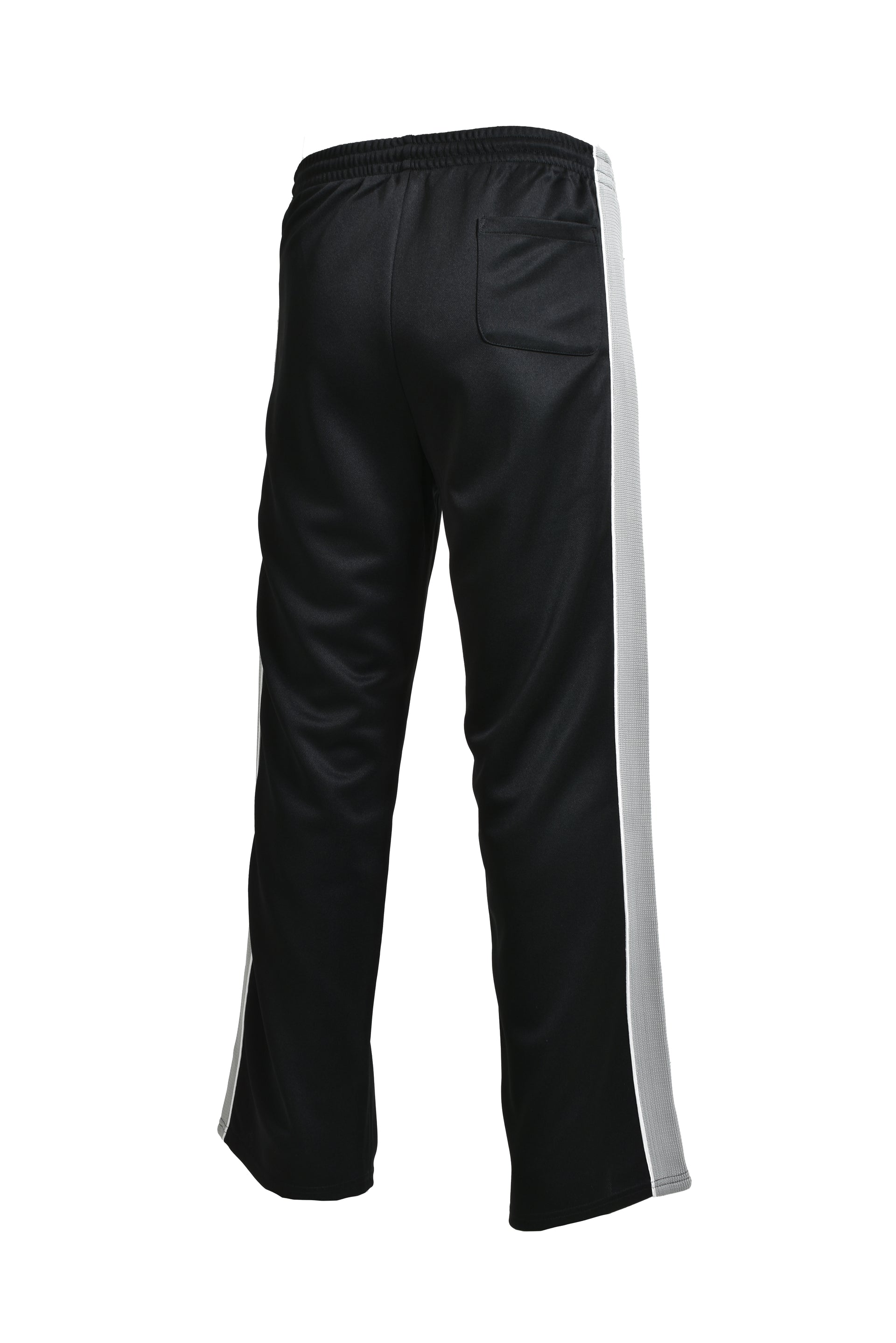 BREATH SCRIPT LOGO LINE TRACK PANTS / BLK
