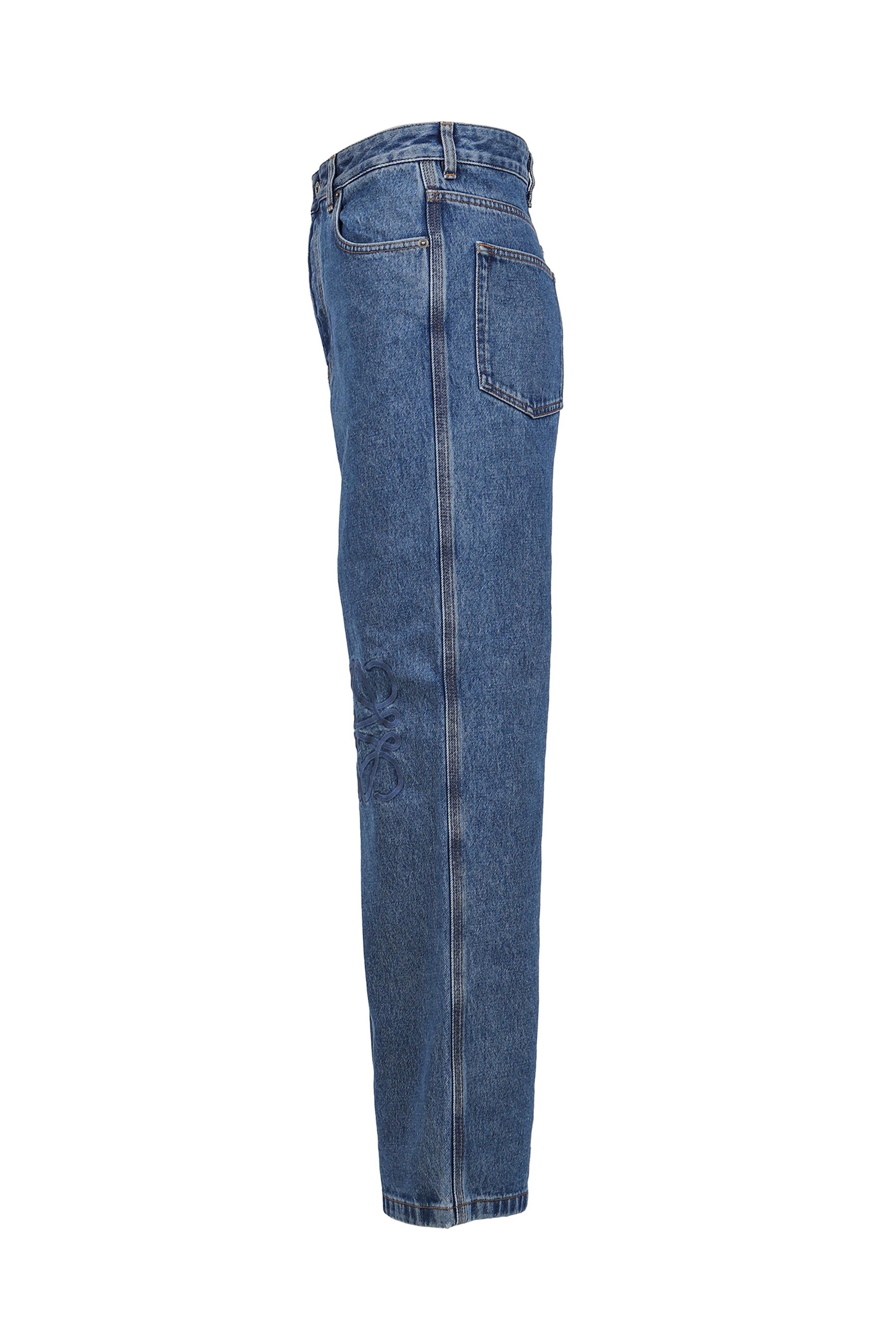 タグ付き　loewe ハウル　デニム　36 Loewe Anagram Baggy Jeans - Mid Blue Denim – Kith