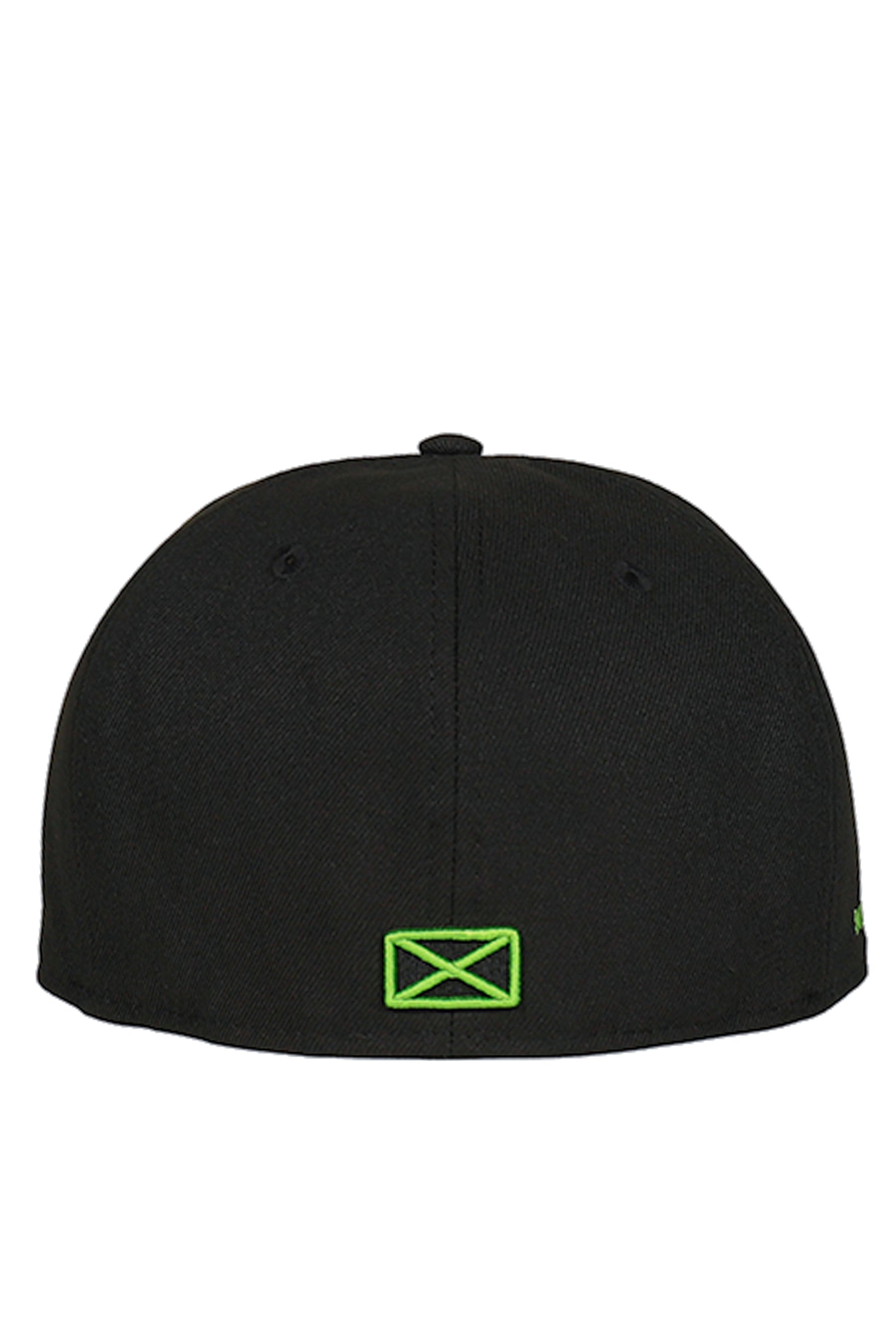 NEWERA 59FIFTY AUTHENTIC LOGO CAP / BLK/LIME