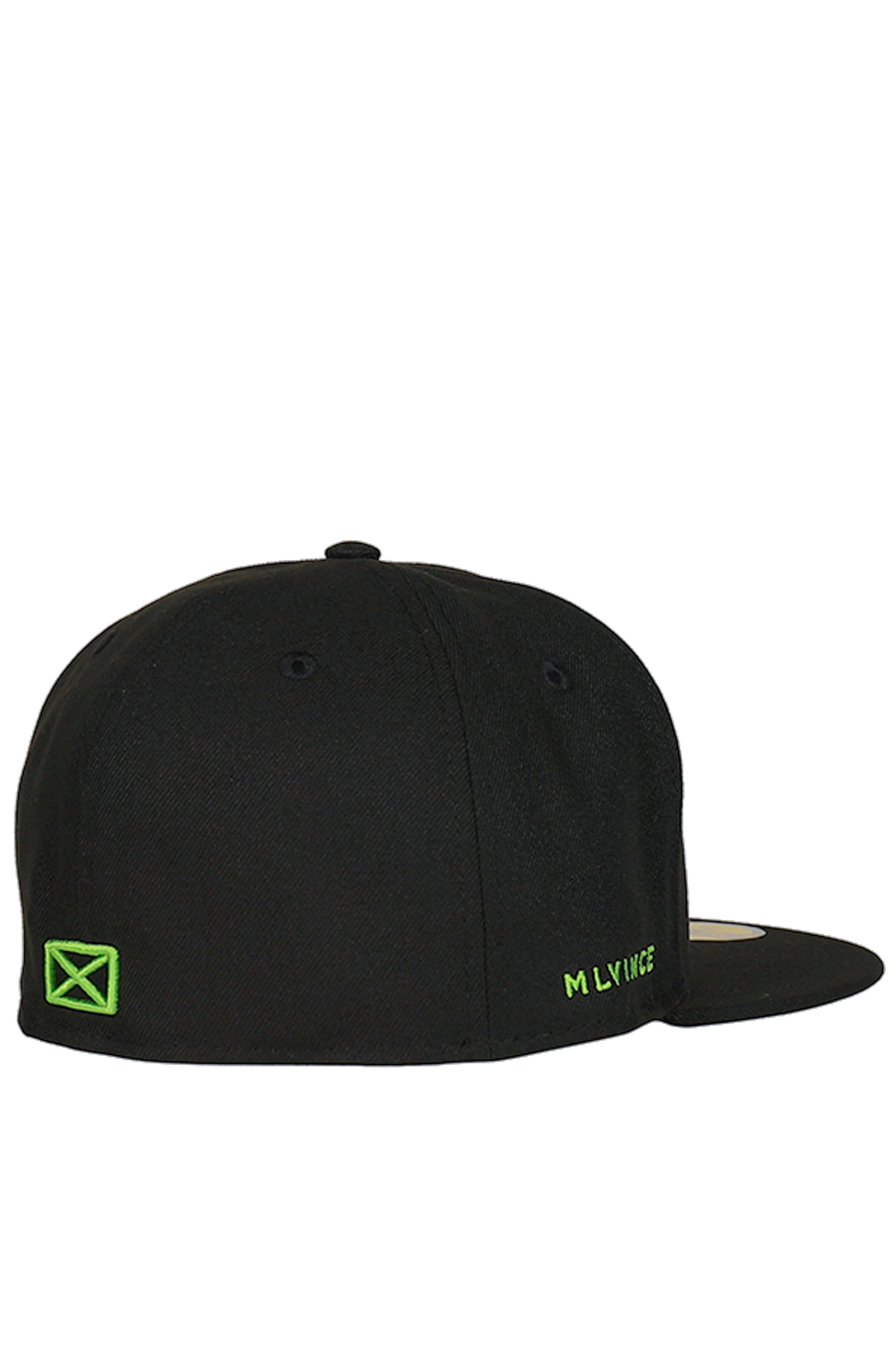 NEWERA 59FIFTY AUTHENTIC LOGO CAP / BLK/LIME