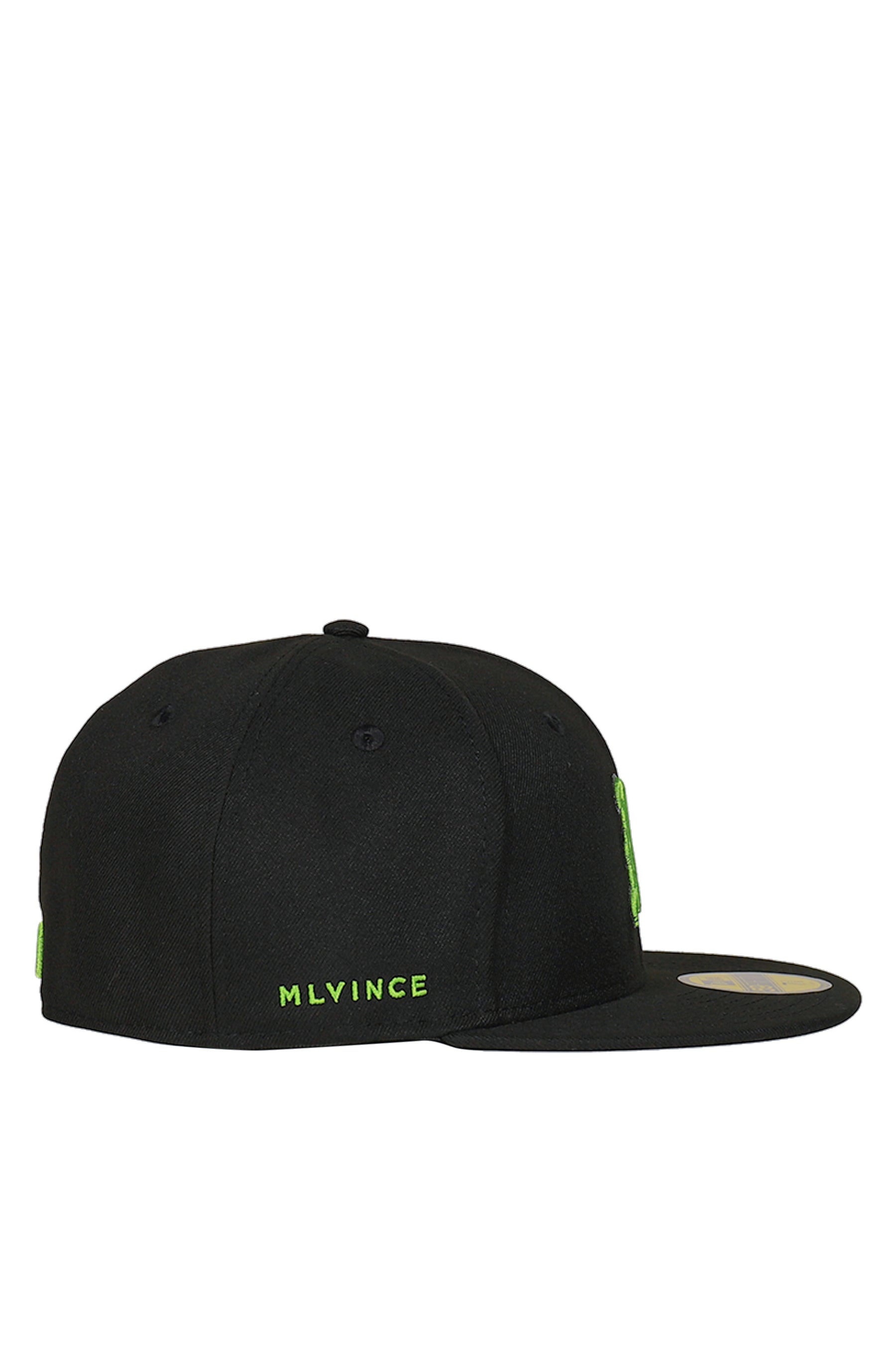 NEWERA 59FIFTY AUTHENTIC LOGO CAP / BLK/LIME