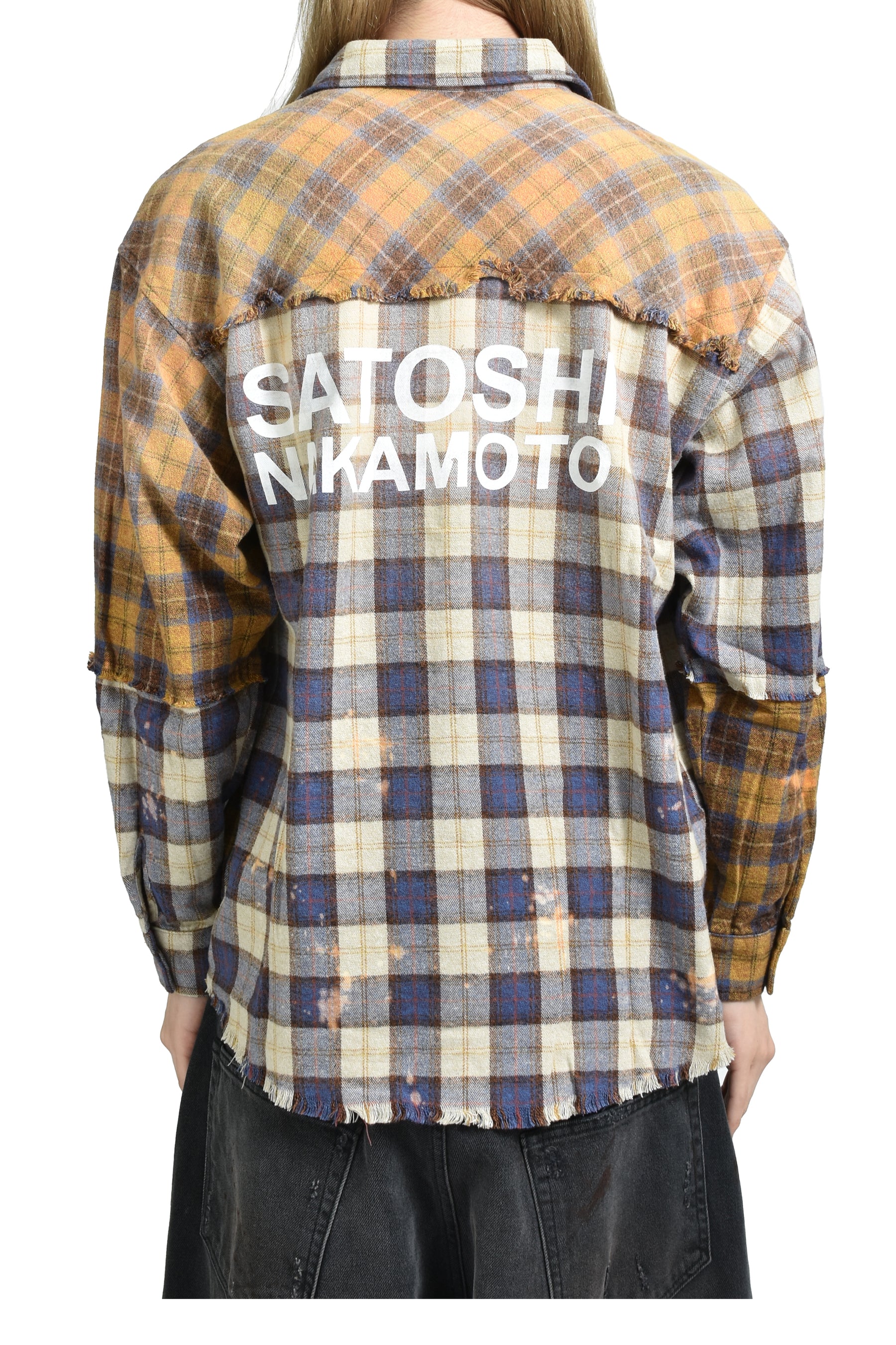 PATCHWORK LOGO FLANNEL / BRW MULTI 