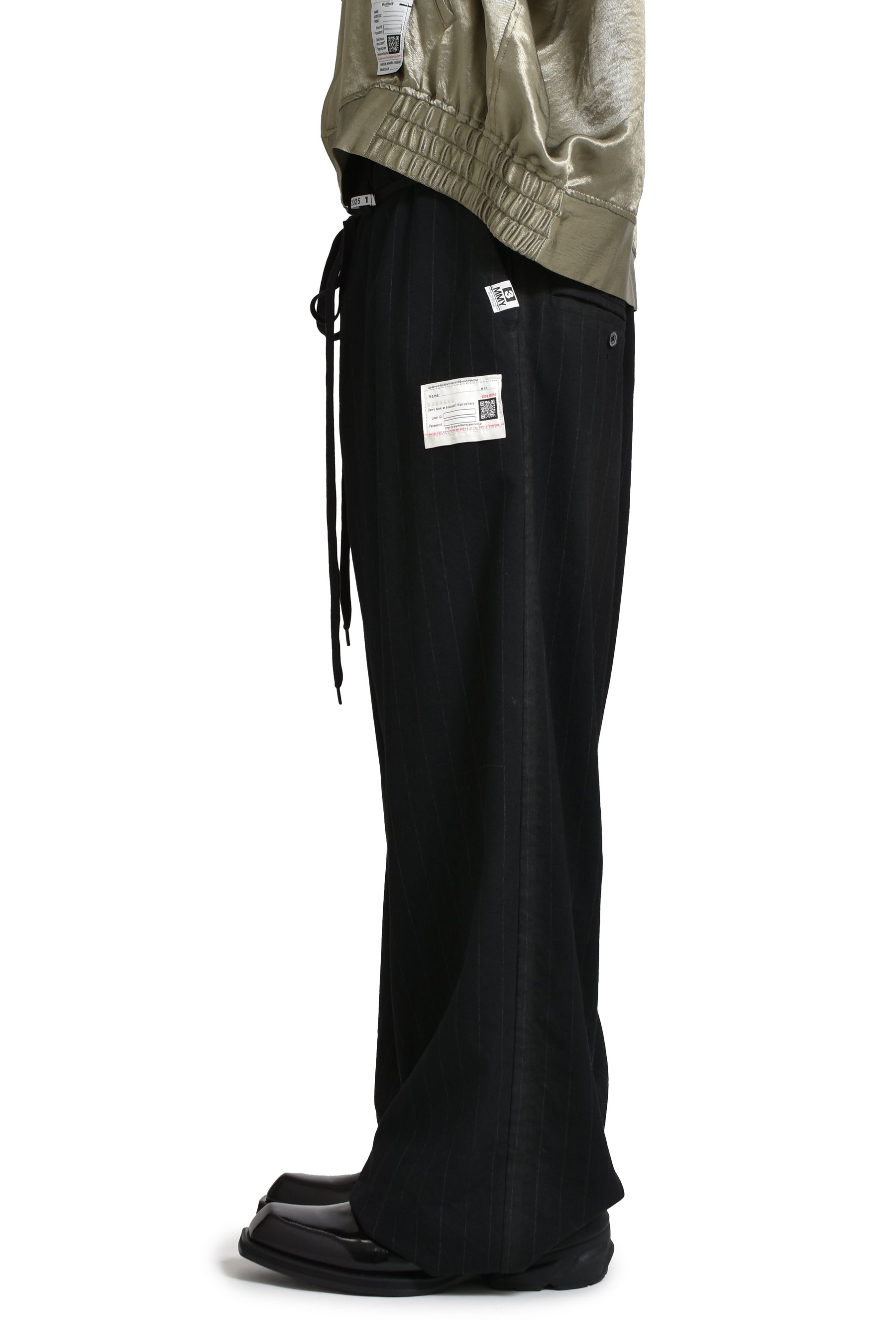 WIDE TROUSERS / BLK