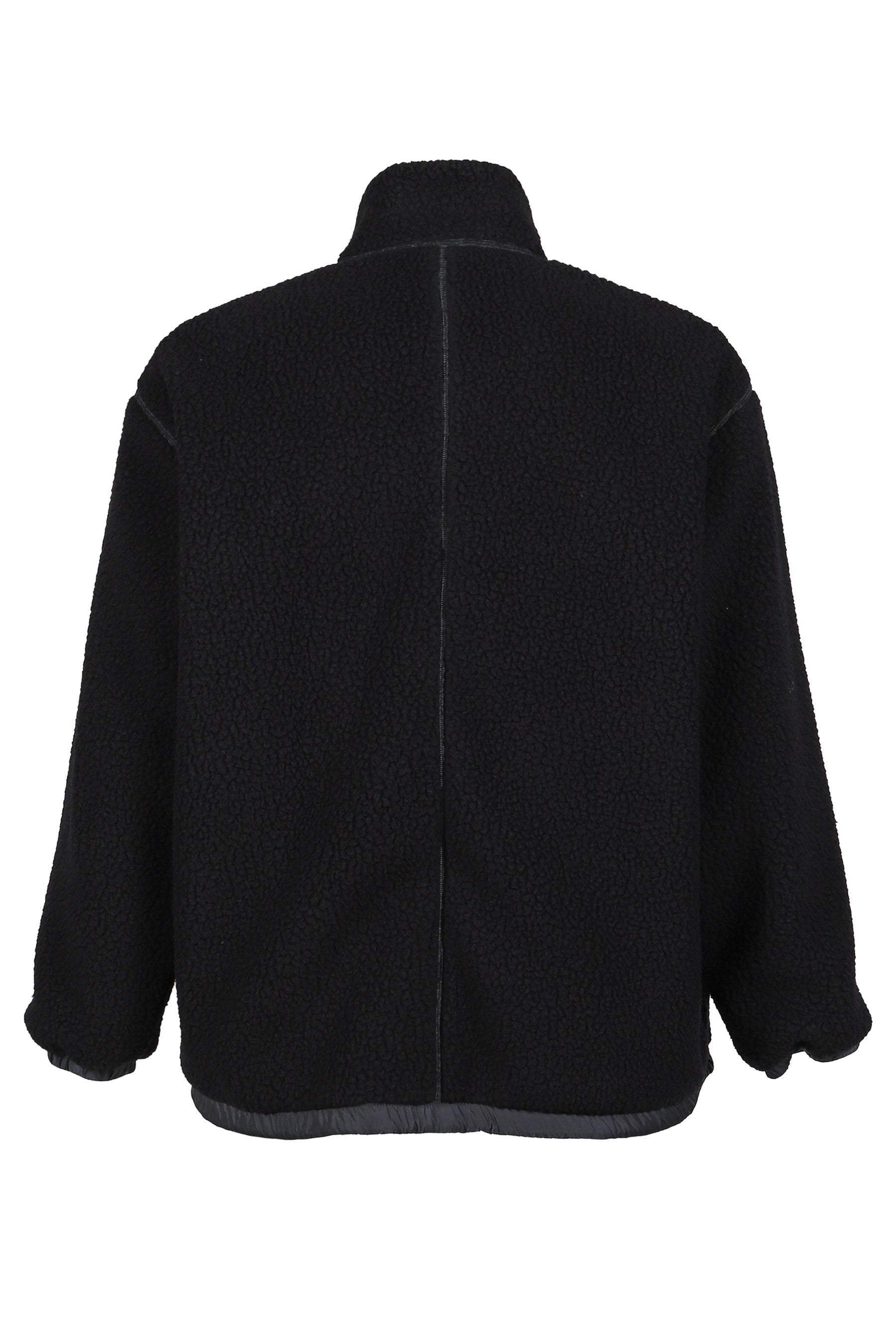 FLEECE LINER NYLON ZIP UP JACKET / WEATHER MJ CONNECTION / BLK 