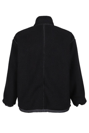 FLEECE LINER NYLON ZIP UP JACKET / WEATHER MJ CONNECTION / BLK 