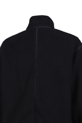 FLEECE LINER NYLON ZIP UP JACKET / WEATHER MJ CONNECTION / BLK 