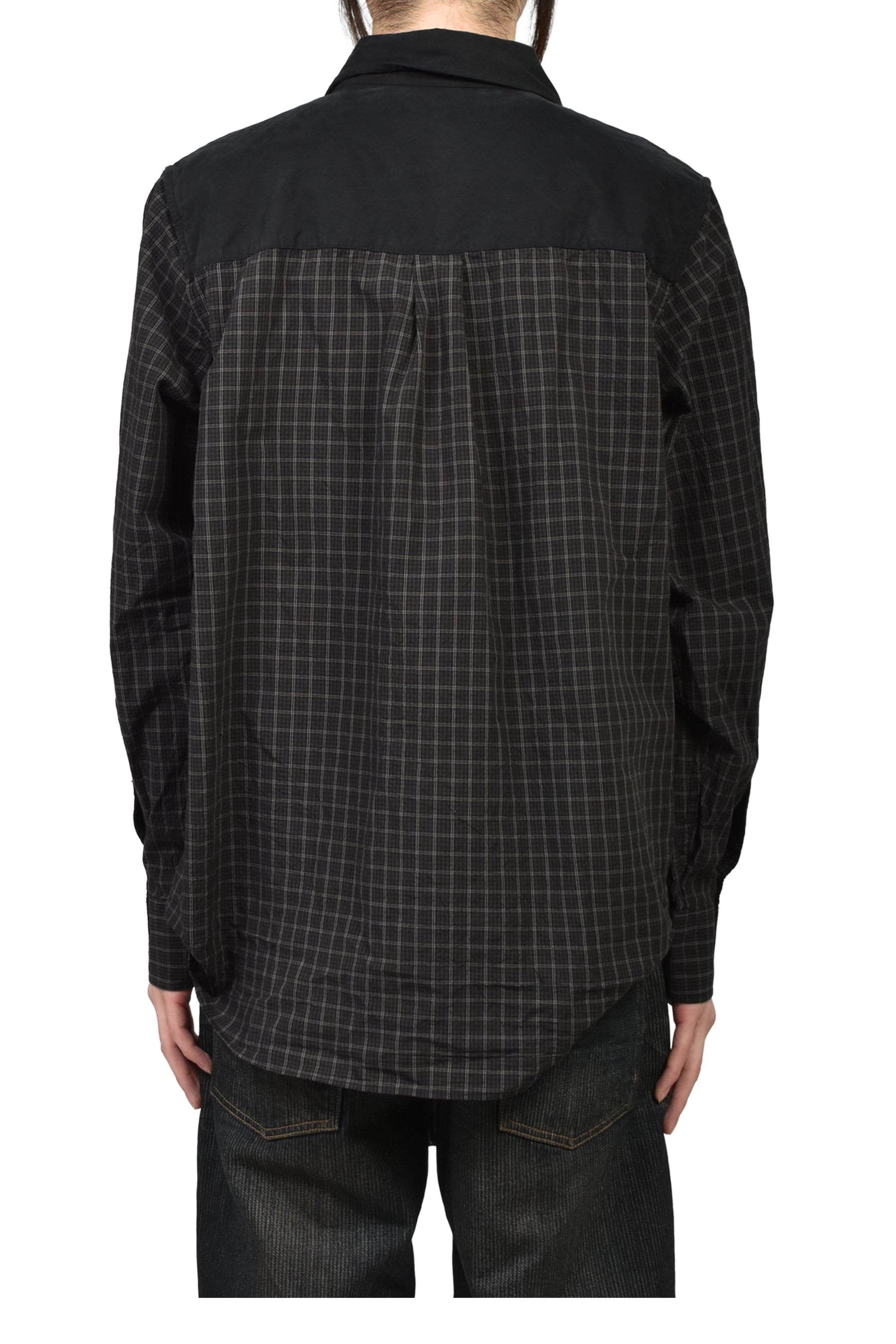 DOUBLE BORROWED SHIRT / BRW BLK