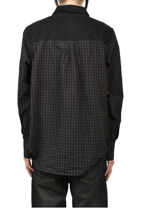 DOUBLE BORROWED SHIRT / BRW BLK